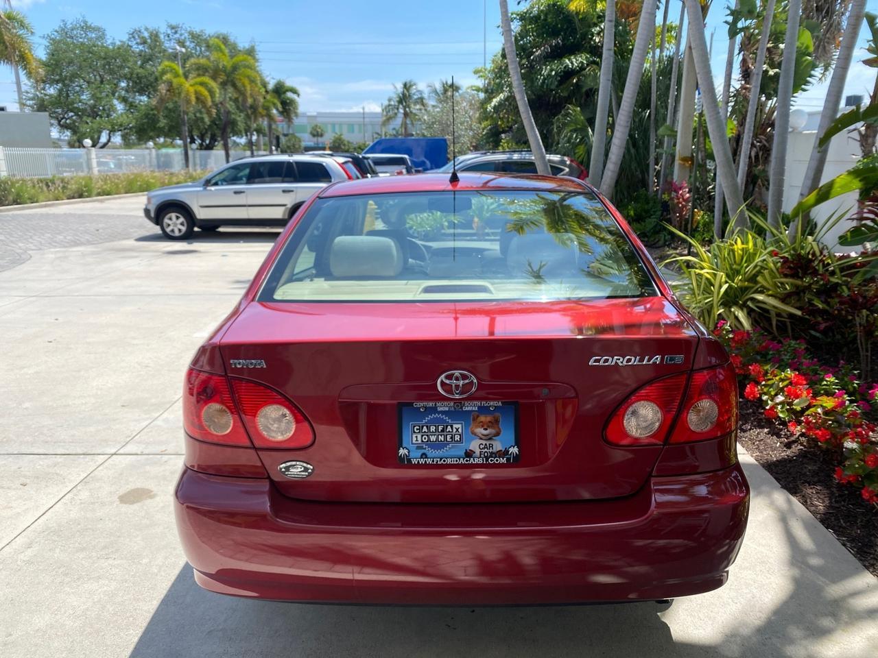 2005 Toyota Corolla S LOW MILES 48,006 1 OWNER Pompano Beach FL