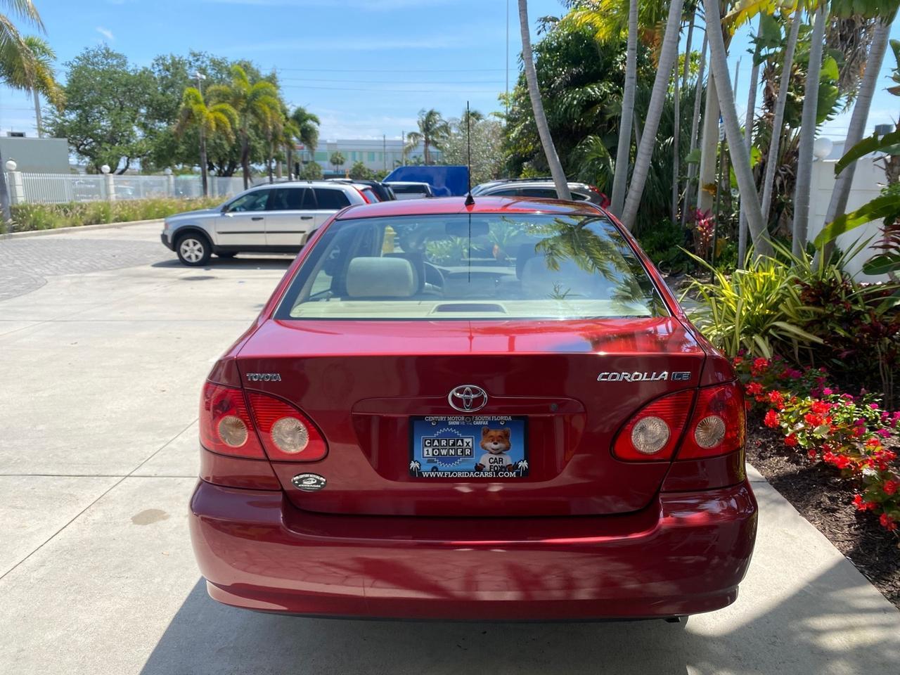 2005 Toyota Corolla S LOW MILES 48,006 1 OWNER Pompano Beach FL