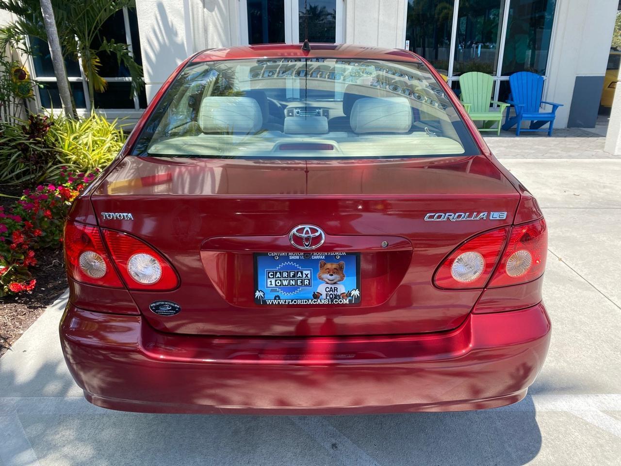 2005 Toyota Corolla S LOW MILES 48,006 1 OWNER Pompano Beach FL