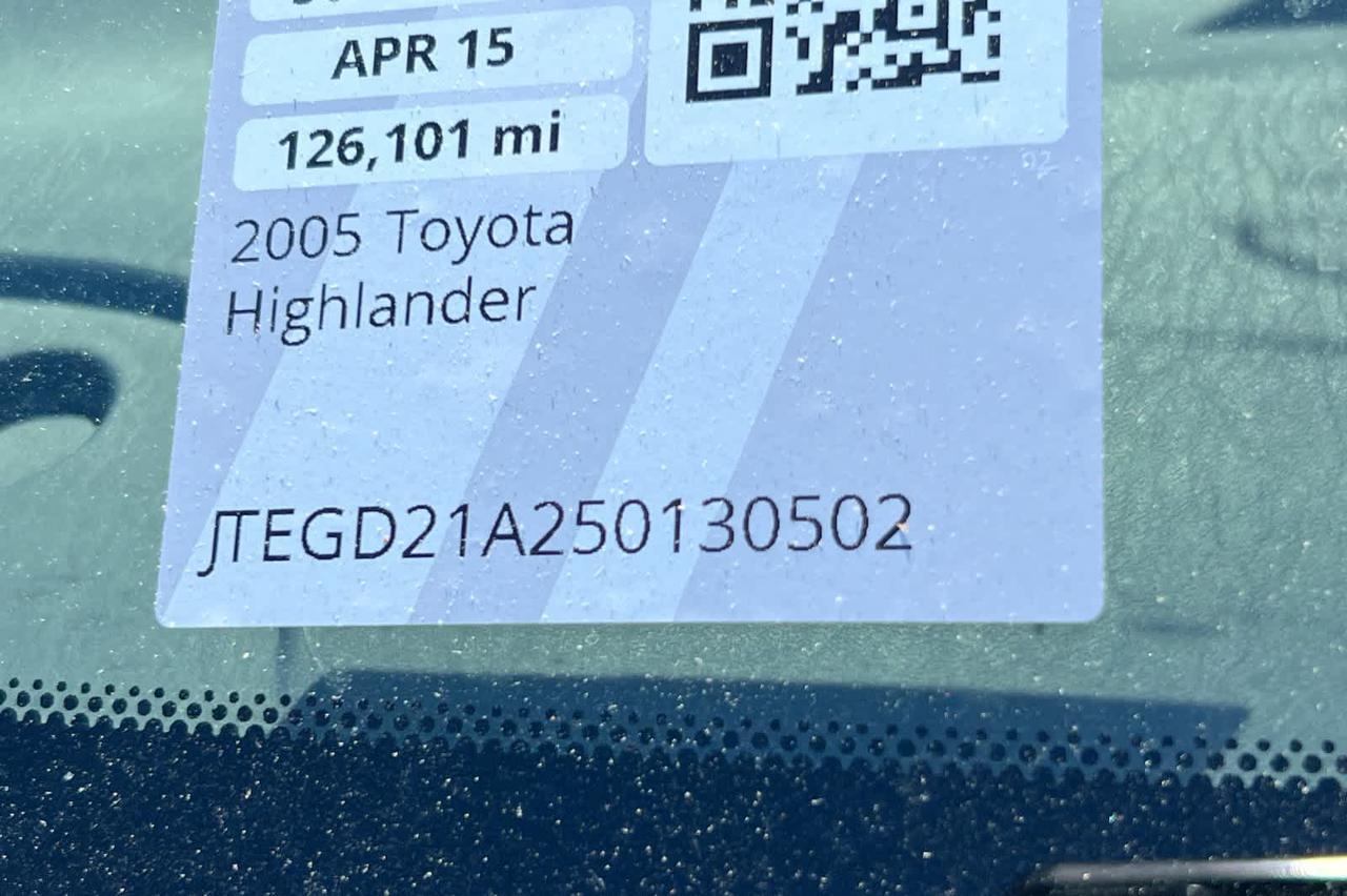 2005 Toyota Highlander Roseville CA