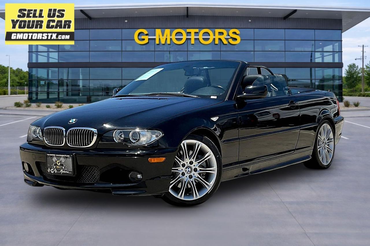 Black 2006 BMW 3 Series 330Ci Convertible RWD Convertible Rear-Wheel Drive Automatic