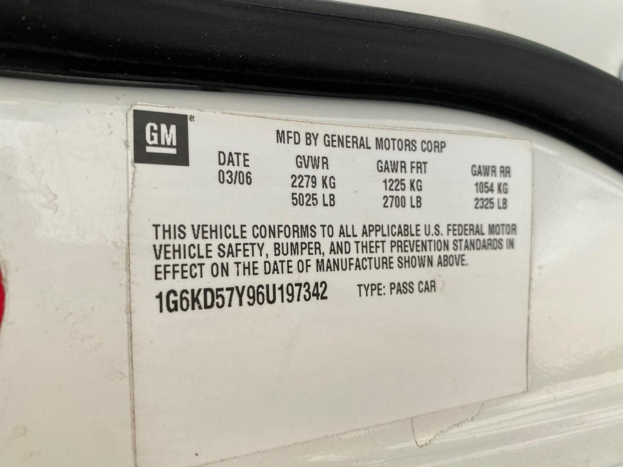 2006 Cadillac DTS LOW MILES 58,287 Pompano Beach FL