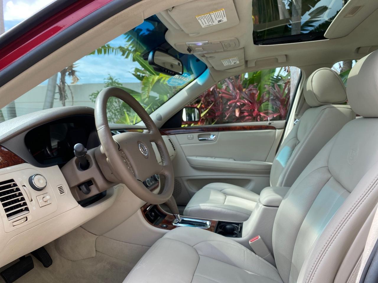 2006 Cadillac DTS w/1SC LOW MILES 49863 SUNROOF PEARL RED Pompano Beach FL