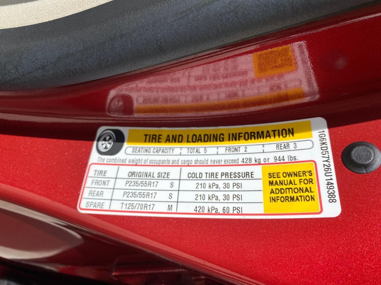 2006 Cadillac DTS w/1SC LOW MILES 49863 SUNROOF PEARL RED Pompano Beach FL