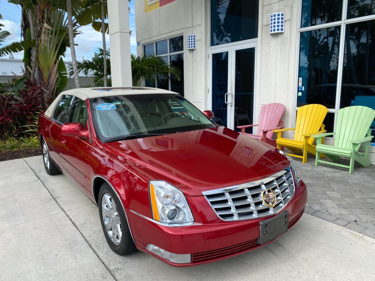 2006 Cadillac DTS w/1SC LOW MILES 49863 SUNROOF PEARL RED