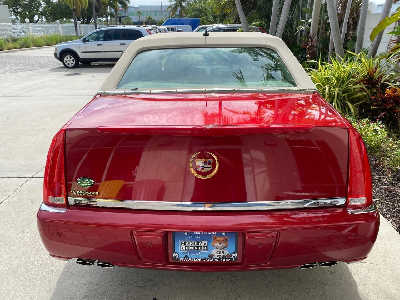 2006 Cadillac DTS w/1SC LOW MILES 49863 SUNROOF PEARL RED Pompano Beach FL