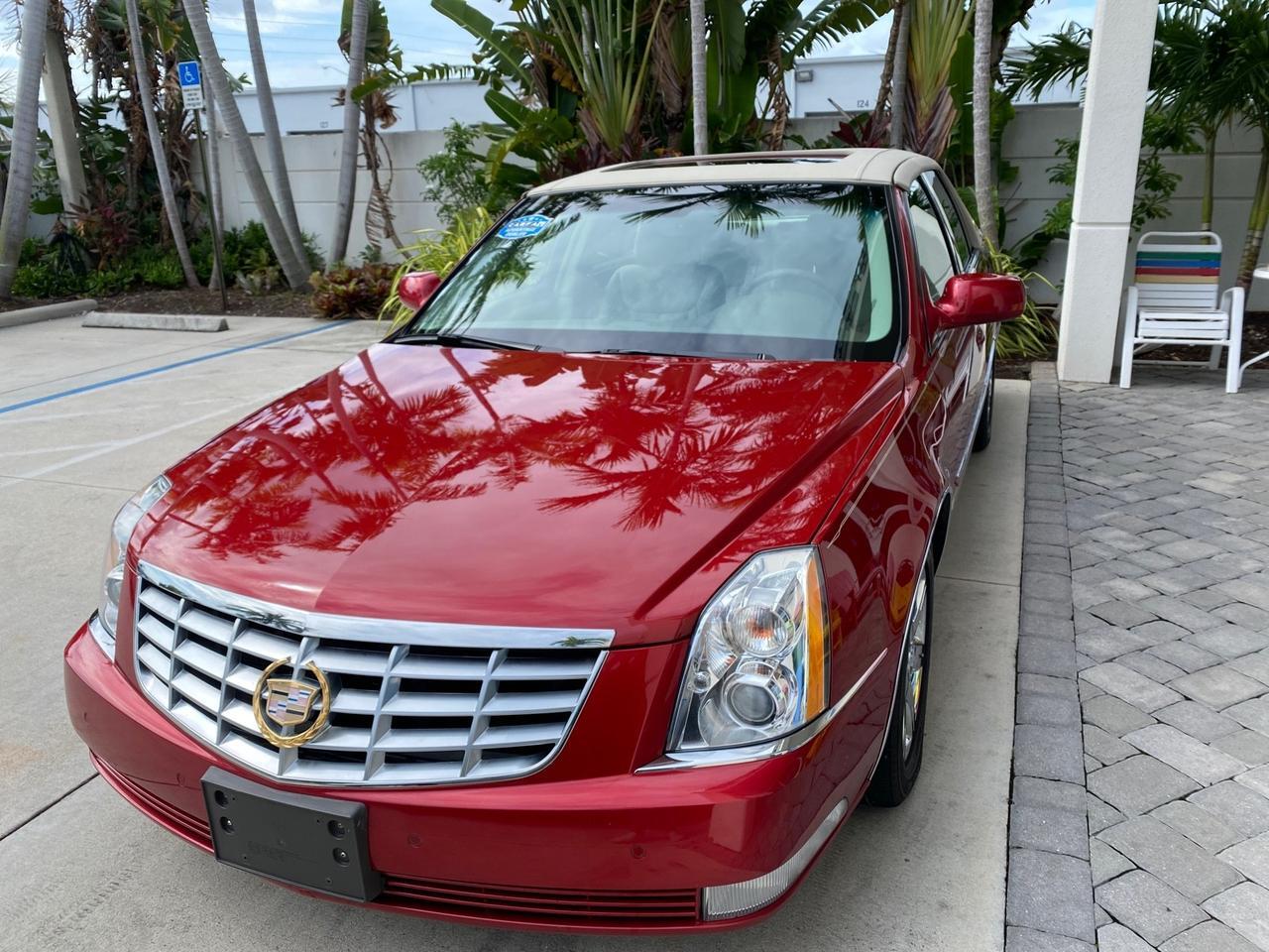 2006 Cadillac DTS w/1SC LOW MILES 49863 SUNROOF PEARL RED Pompano Beach FL