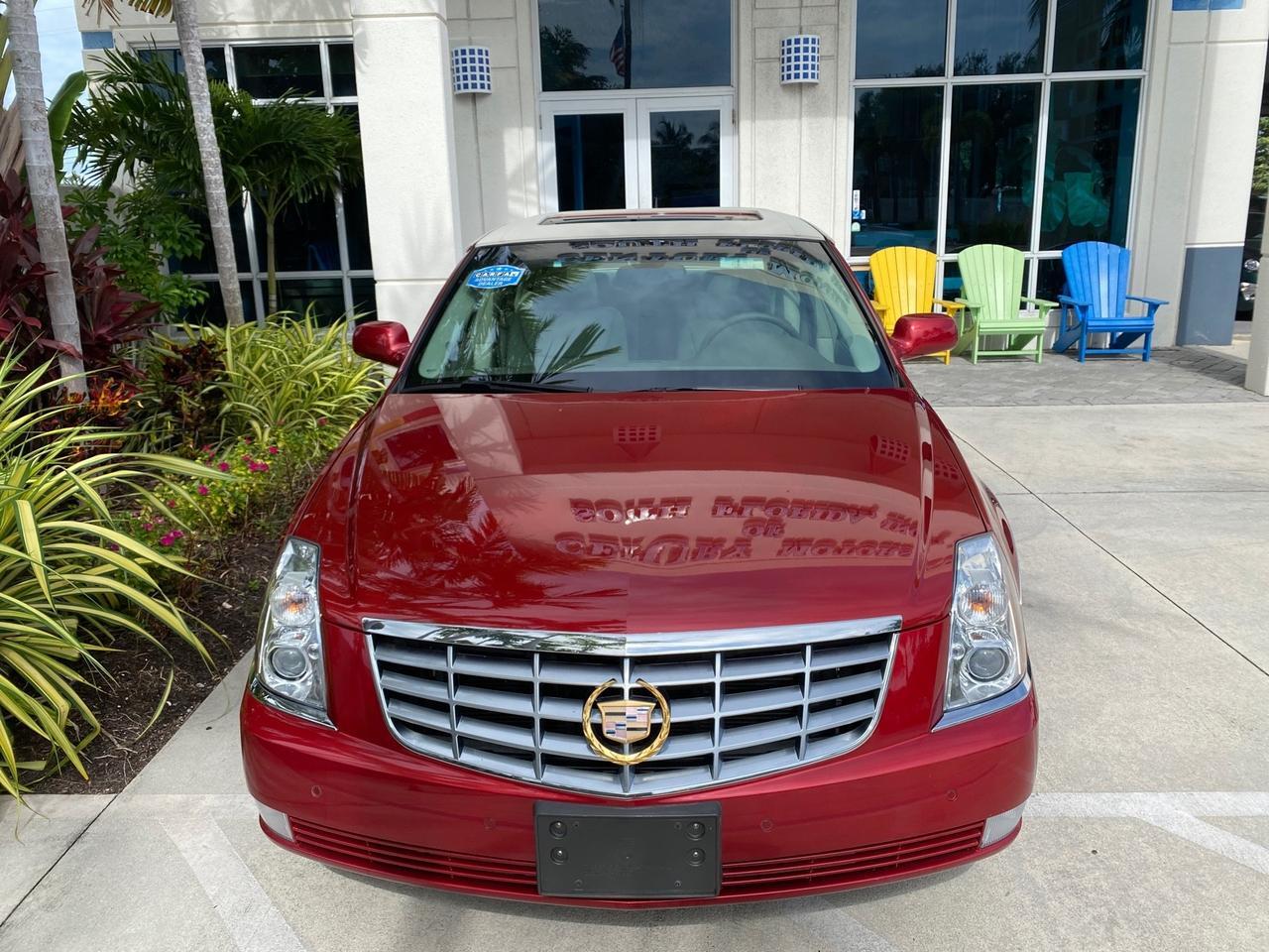 2006 Cadillac DTS w/1SC LOW MILES 49863 SUNROOF PEARL RED Pompano Beach FL