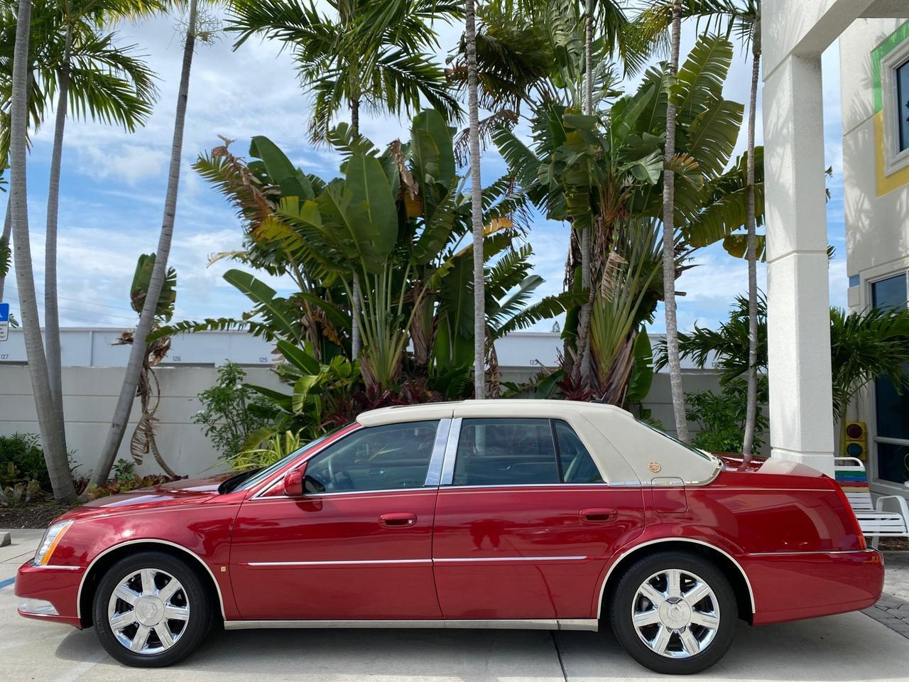 2006 Cadillac DTS w/1SC LOW MILES 49863 SUNROOF PEARL RED Pompano Beach FL