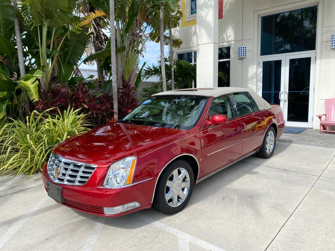 2006 Cadillac DTS w/1SC LOW MILES 49863 SUNROOF PEARL RED Pompano Beach FL