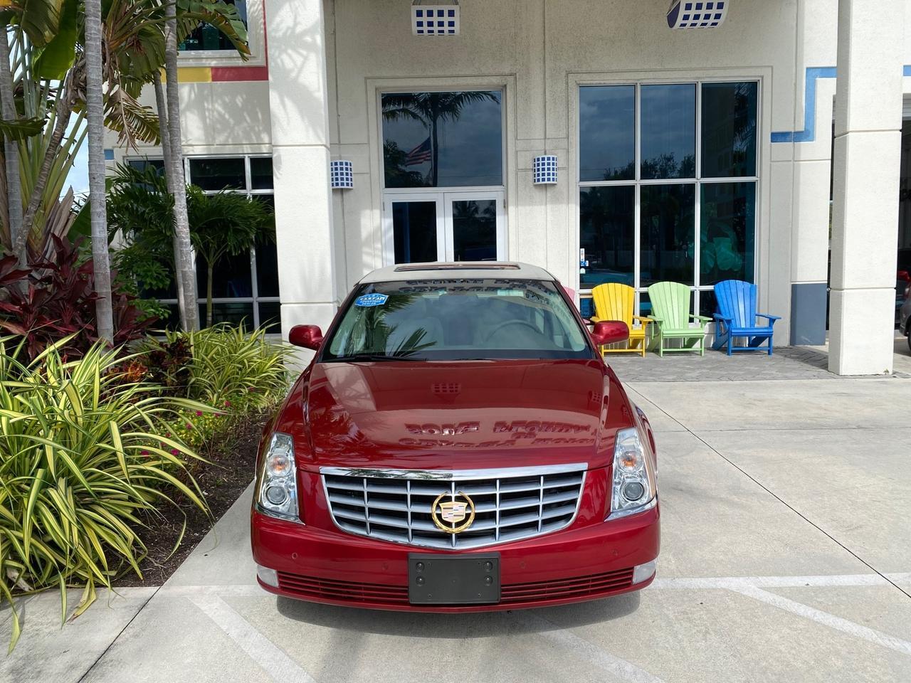 2006 Cadillac DTS w/1SC LOW MILES 49863 SUNROOF PEARL RED Pompano Beach FL