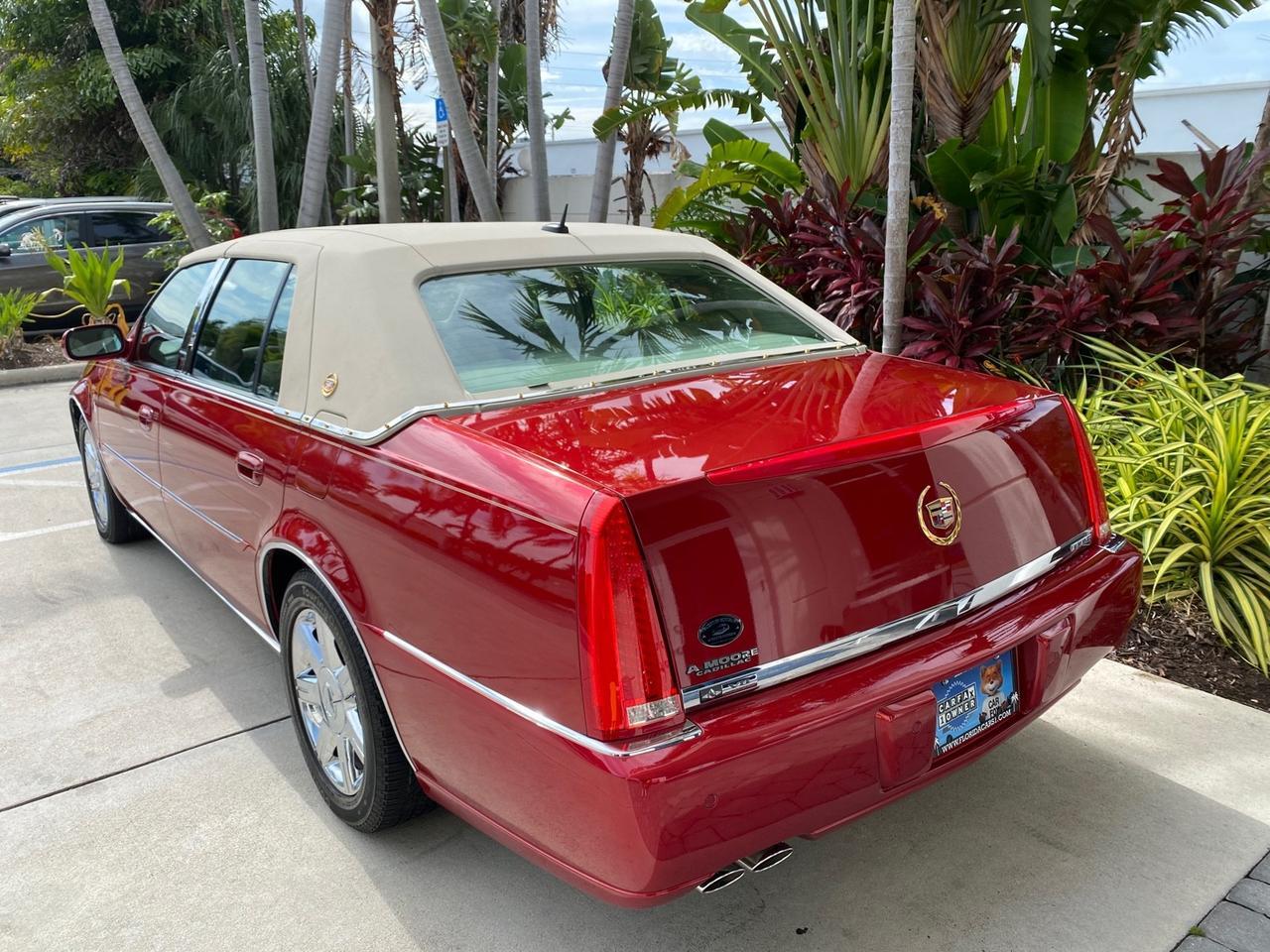 2006 Cadillac DTS w/1SC LOW MILES 49863 SUNROOF PEARL RED Pompano Beach FL