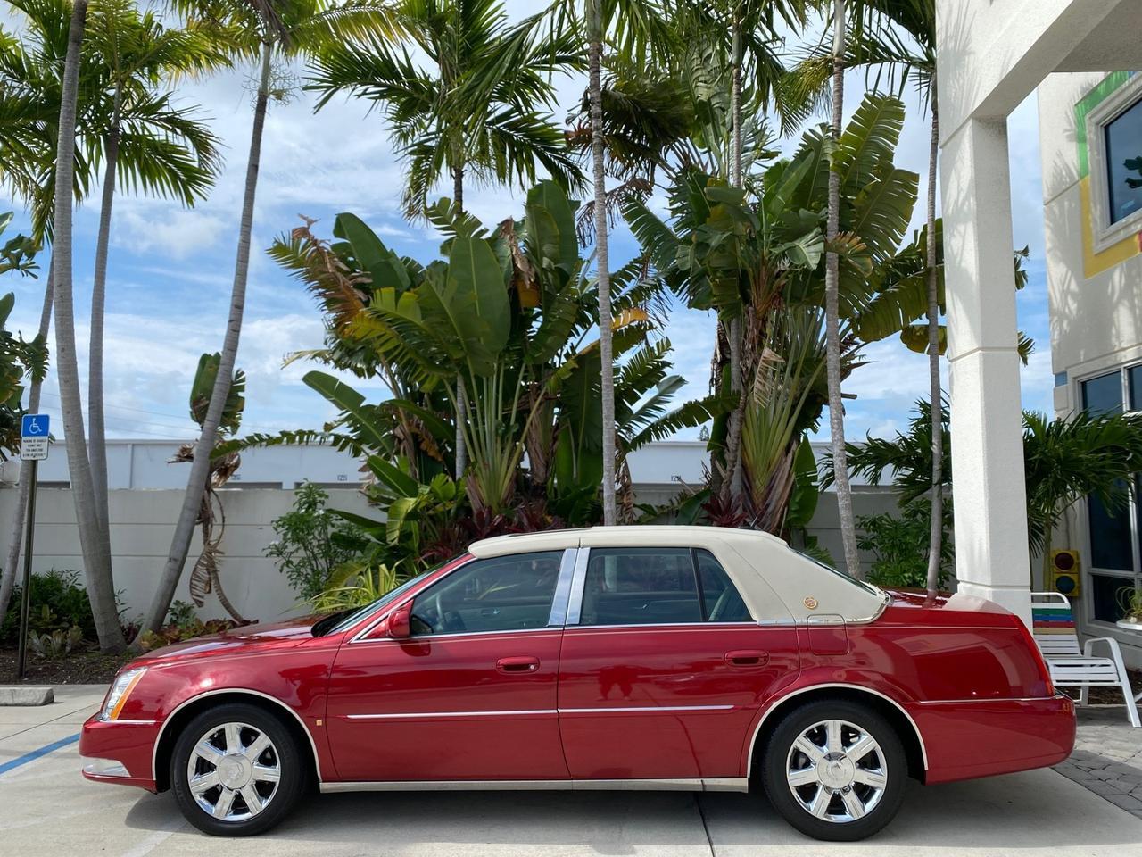 2006 Cadillac DTS w/1SC LOW MILES 49863 SUNROOF PEARL RED Pompano Beach FL