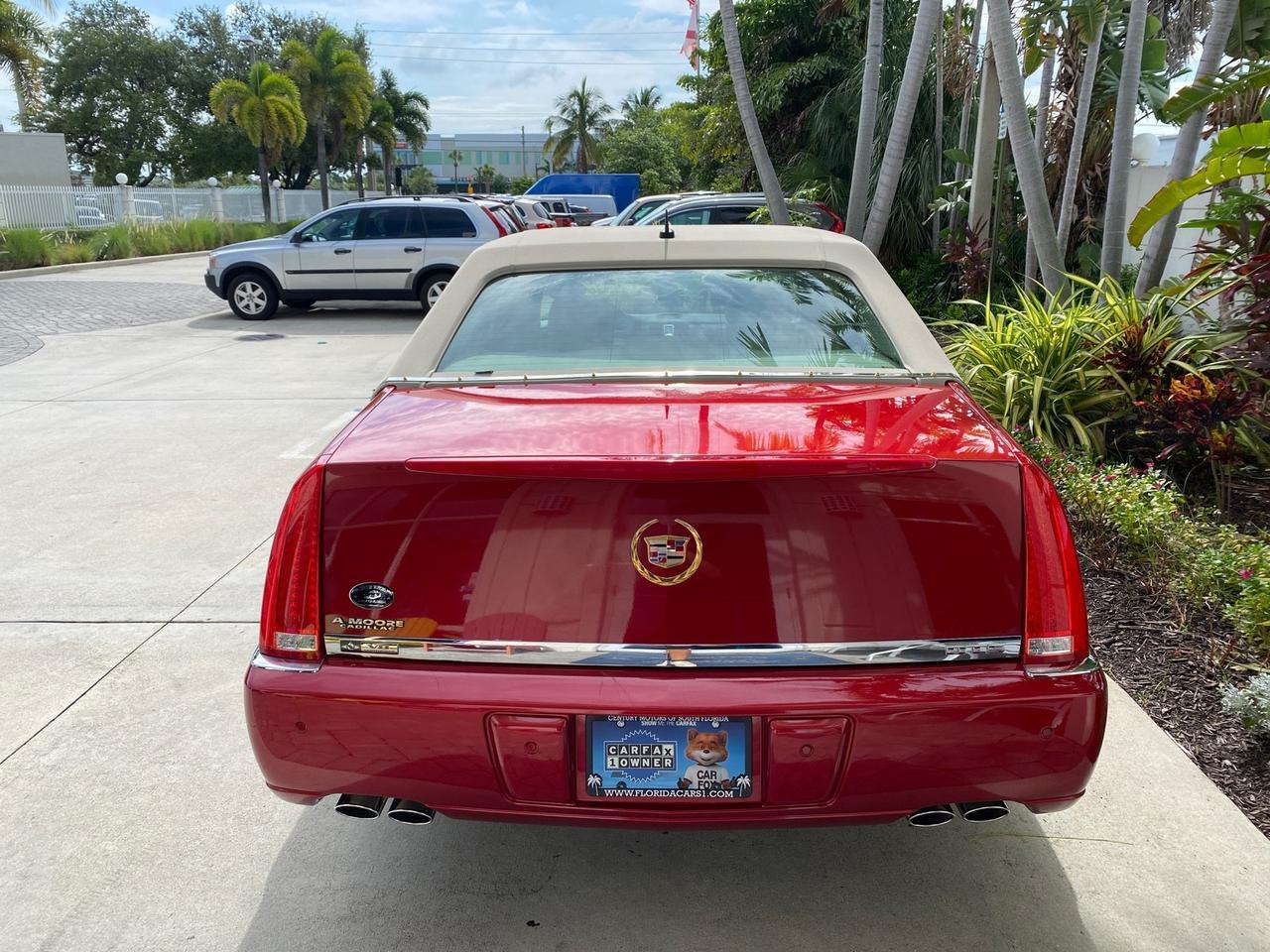 2006 Cadillac DTS w/1SC LOW MILES 49863 SUNROOF PEARL RED Pompano Beach FL