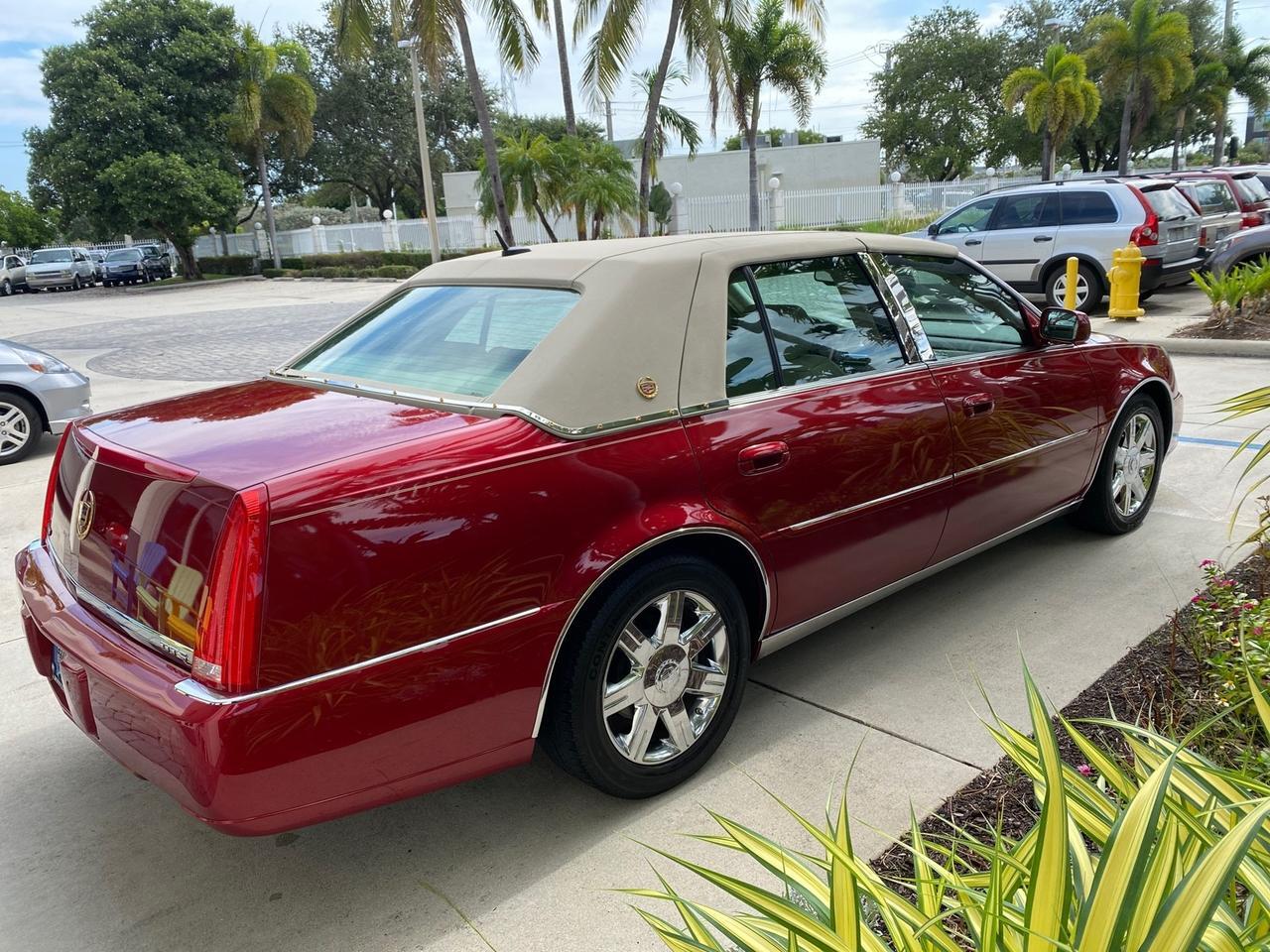 2006 Cadillac DTS w/1SC LOW MILES 49863 SUNROOF PEARL RED Pompano Beach FL