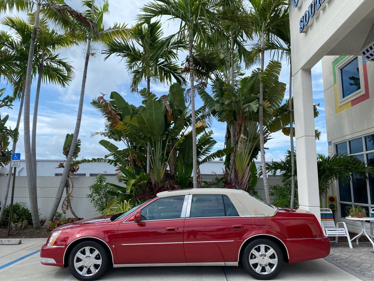2006 Cadillac DTS w/1SC LOW MILES 49863 SUNROOF PEARL RED Pompano Beach FL