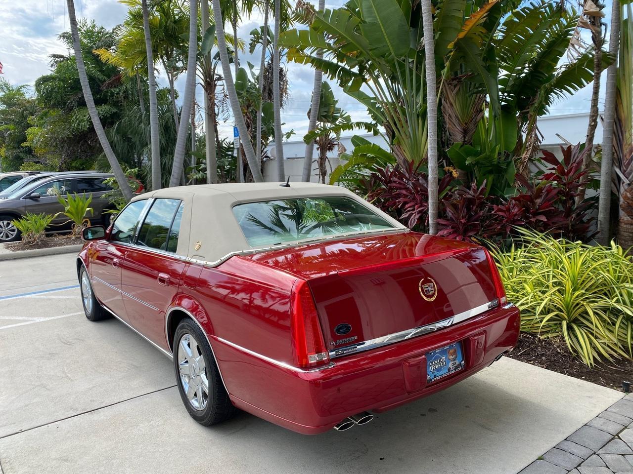 2006 Cadillac DTS w/1SC LOW MILES 49863 SUNROOF PEARL RED Pompano Beach FL