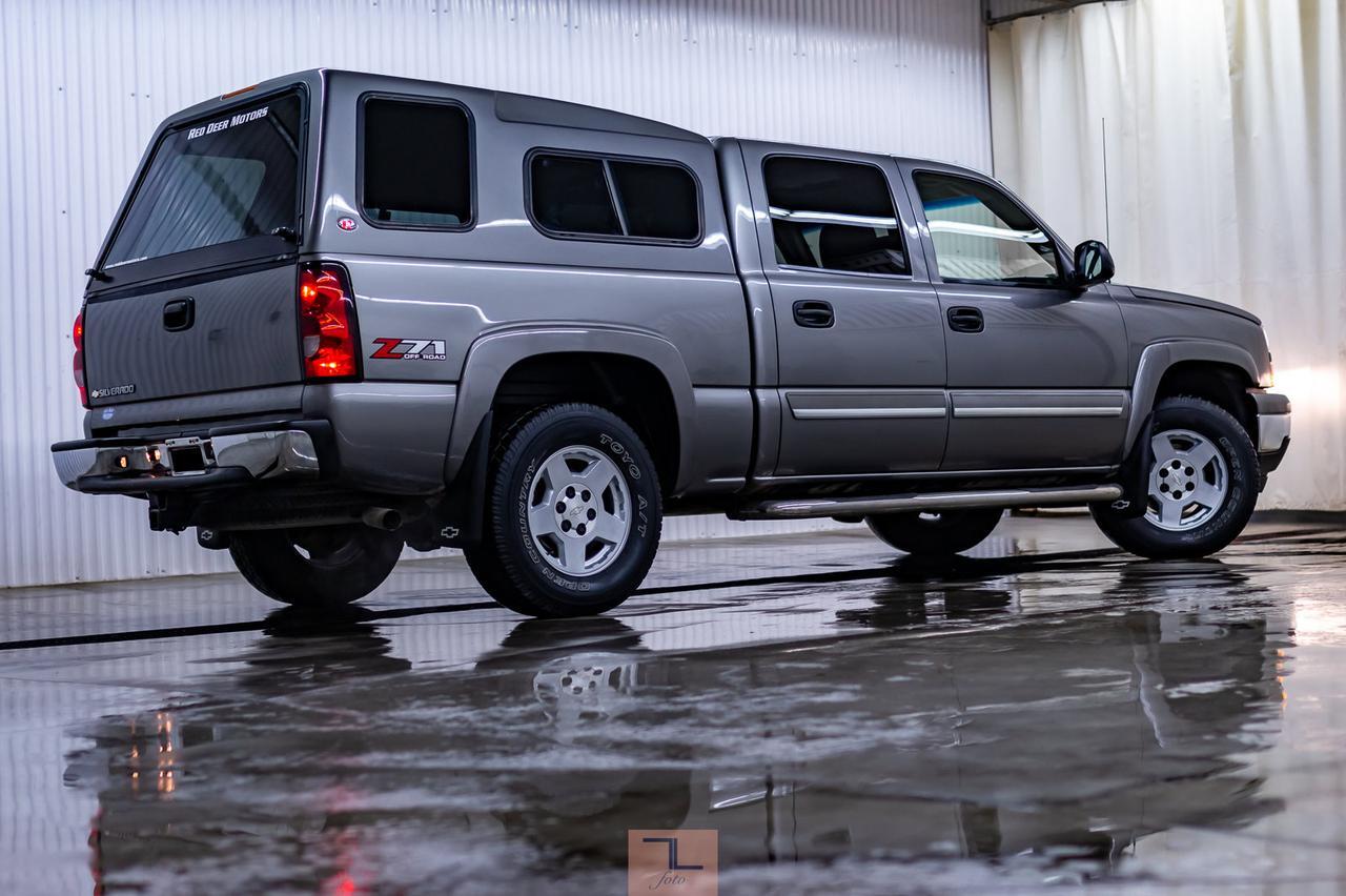 2006 Chevrolet Silverado 1500 4x4 Crew Cab LT Z71 Leather Roof Red Deer AB