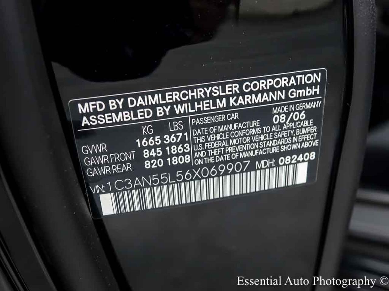 2006 Chrysler Crossfire Willowbrook IL