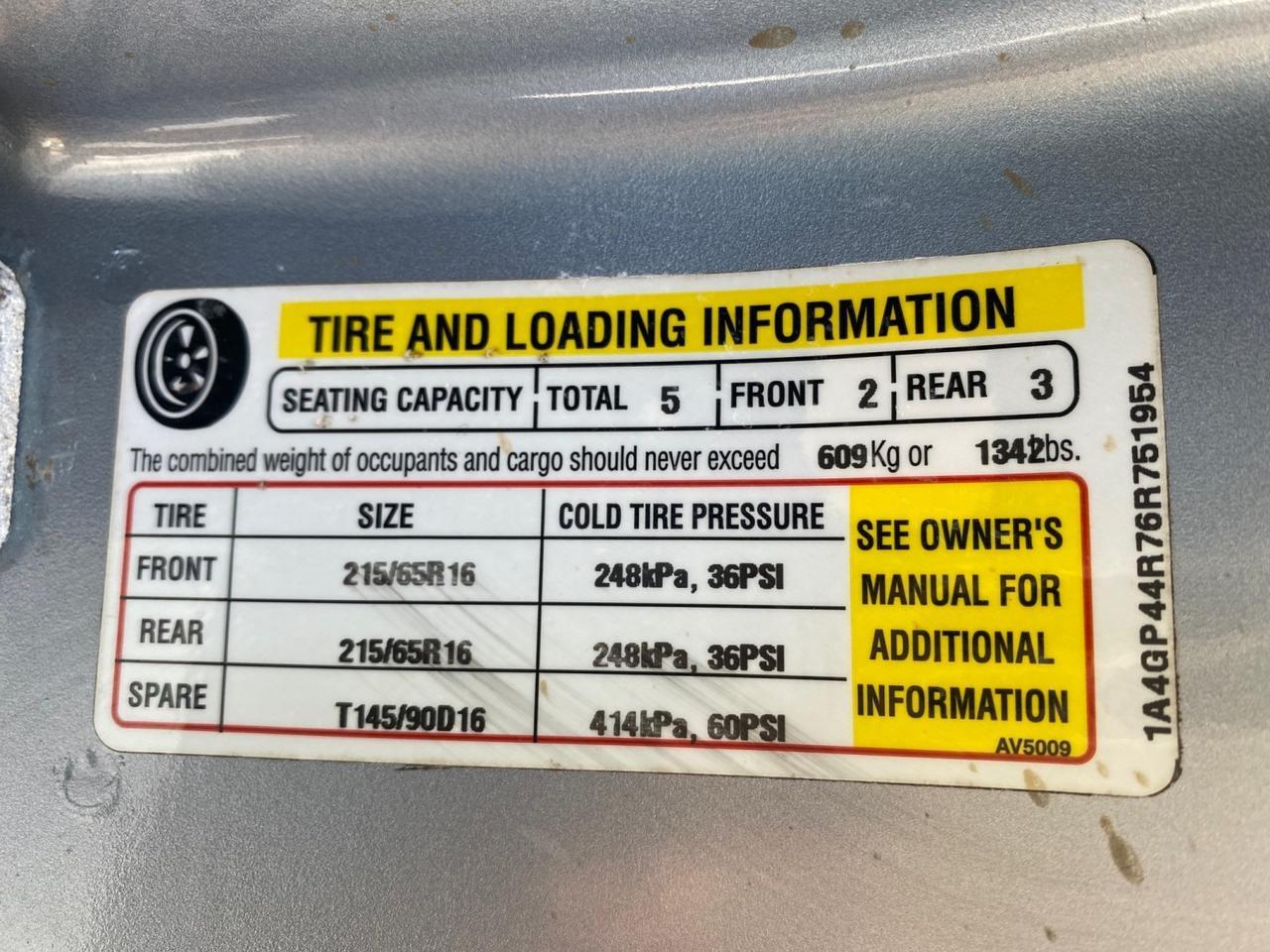2006 Chrysler T&C BRAUN ENTERVAN HANDICAP LOW MILES 64,097 Pompano Beach FL