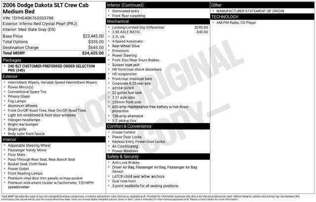 2006 Dodge Dakota SLT Raleigh NC