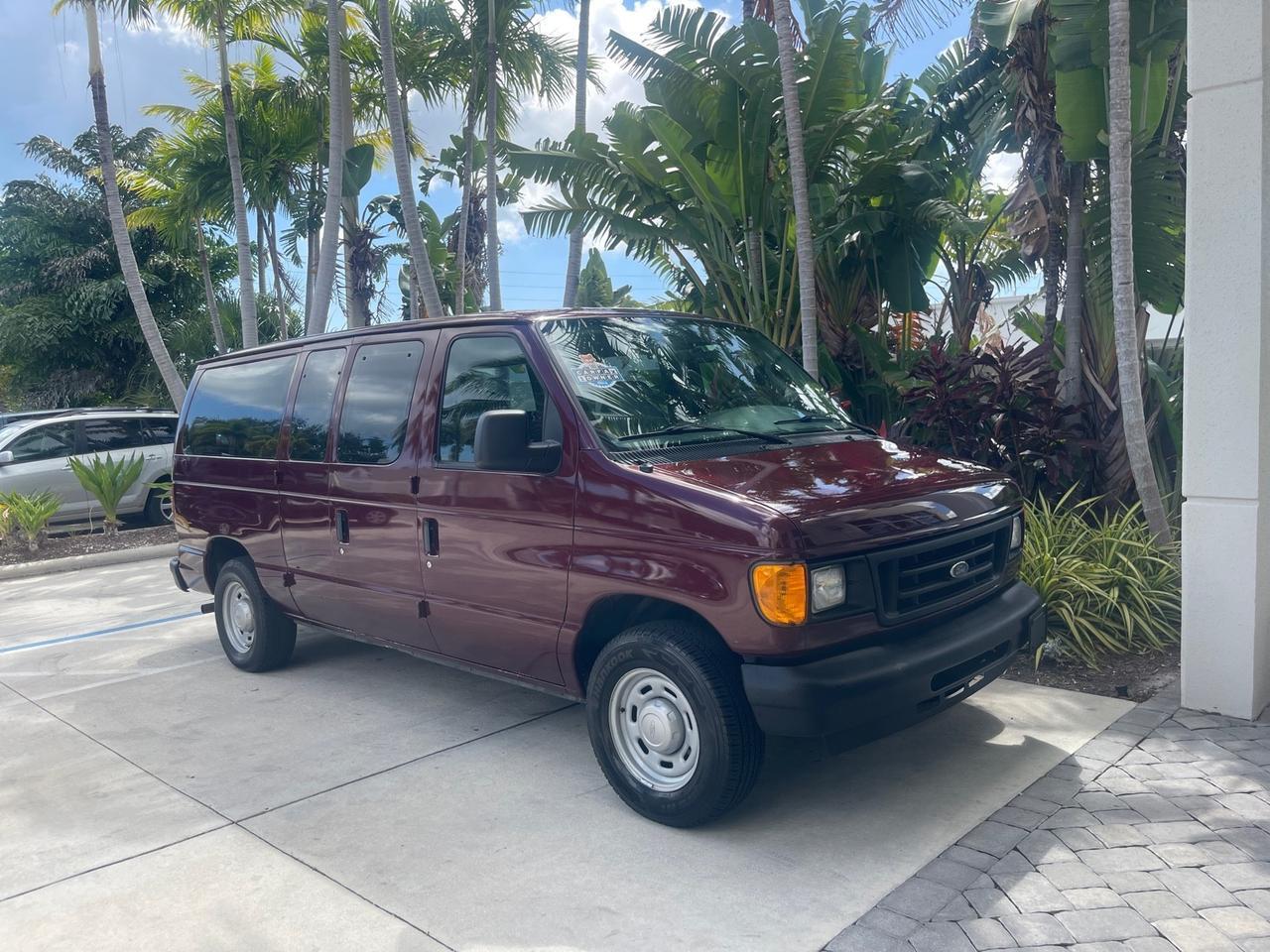 2006 Ford Econoline Wagon XLT 8 PASS LOW MILES 56290 Pompano Beach FL
