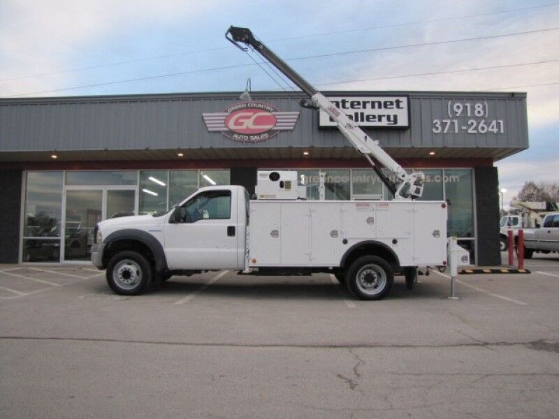 2006 Ford F550 Diesel 6Speed Mechanics Utility IMT 3820 Crane XL