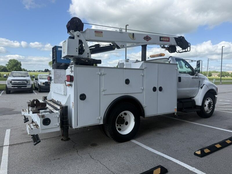 2006 Ford F-650 Diesel Utility w/ IMT 5525 Crane XL 40k mi's Collinsville OK