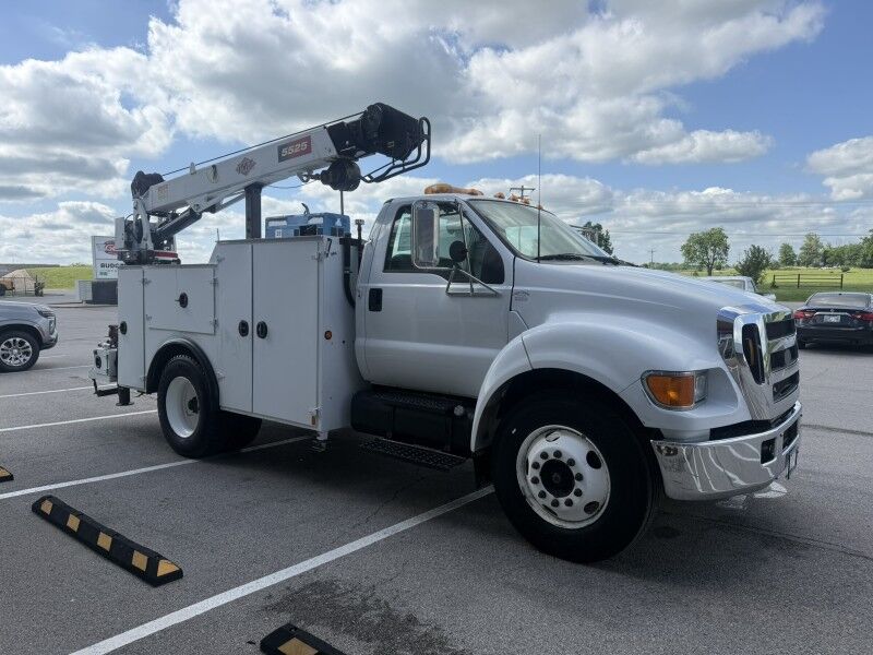 2006 Ford F-650 Diesel Utility w/ IMT 5525 Crane XL 40k mi's Collinsville OK