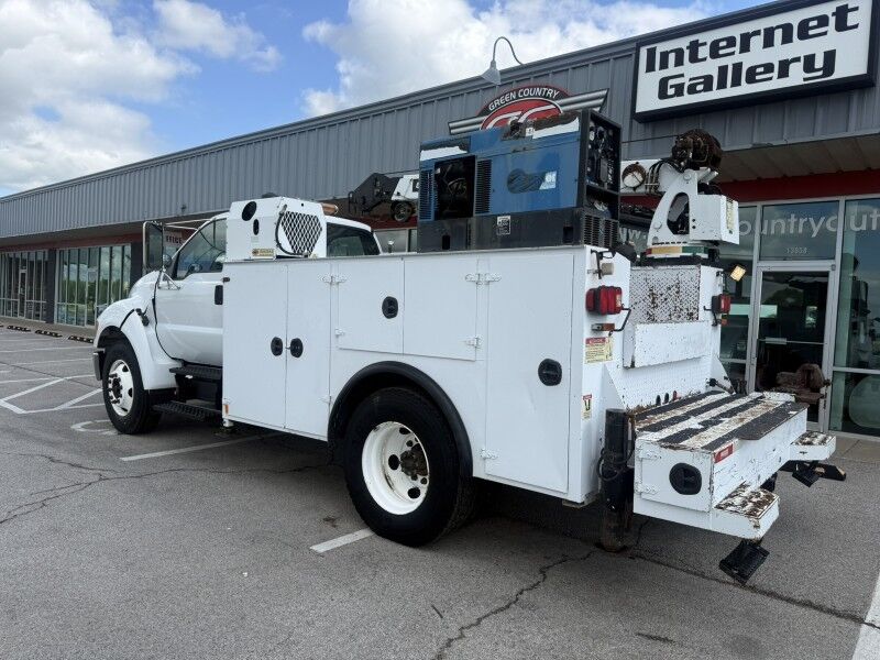 2006 Ford F-650 Diesel Utility w/ IMT 5525 Crane XL 40k mi's Collinsville OK