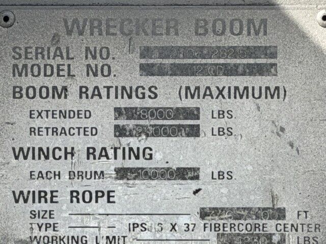 2006 Ford F-650 Jerr-Dan HPL60 12 TON Wrecker Truck - SOLD AS IS Miami FL