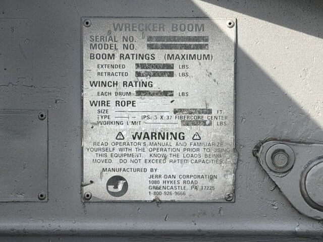 2006 Ford F-650 Jerr-Dan HPL60 12 TON Wrecker Truck - SOLD AS IS Miami FL