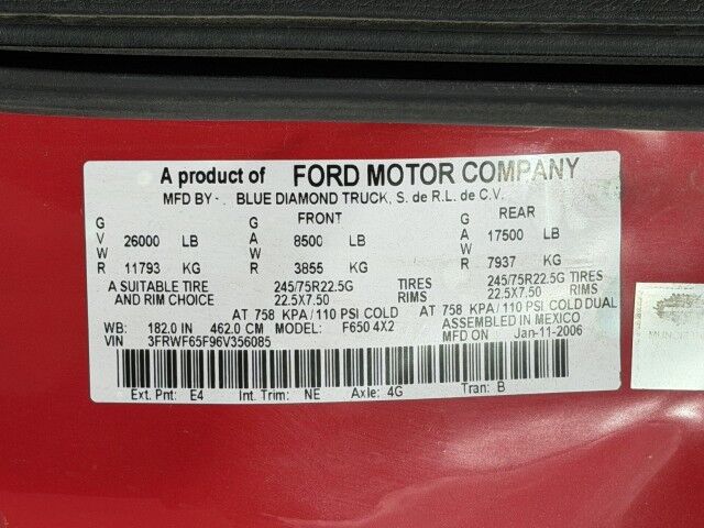 2006 Ford F-650 Jerr-Dan HPL60 12 TON Wrecker Truck - SOLD AS IS Miami FL