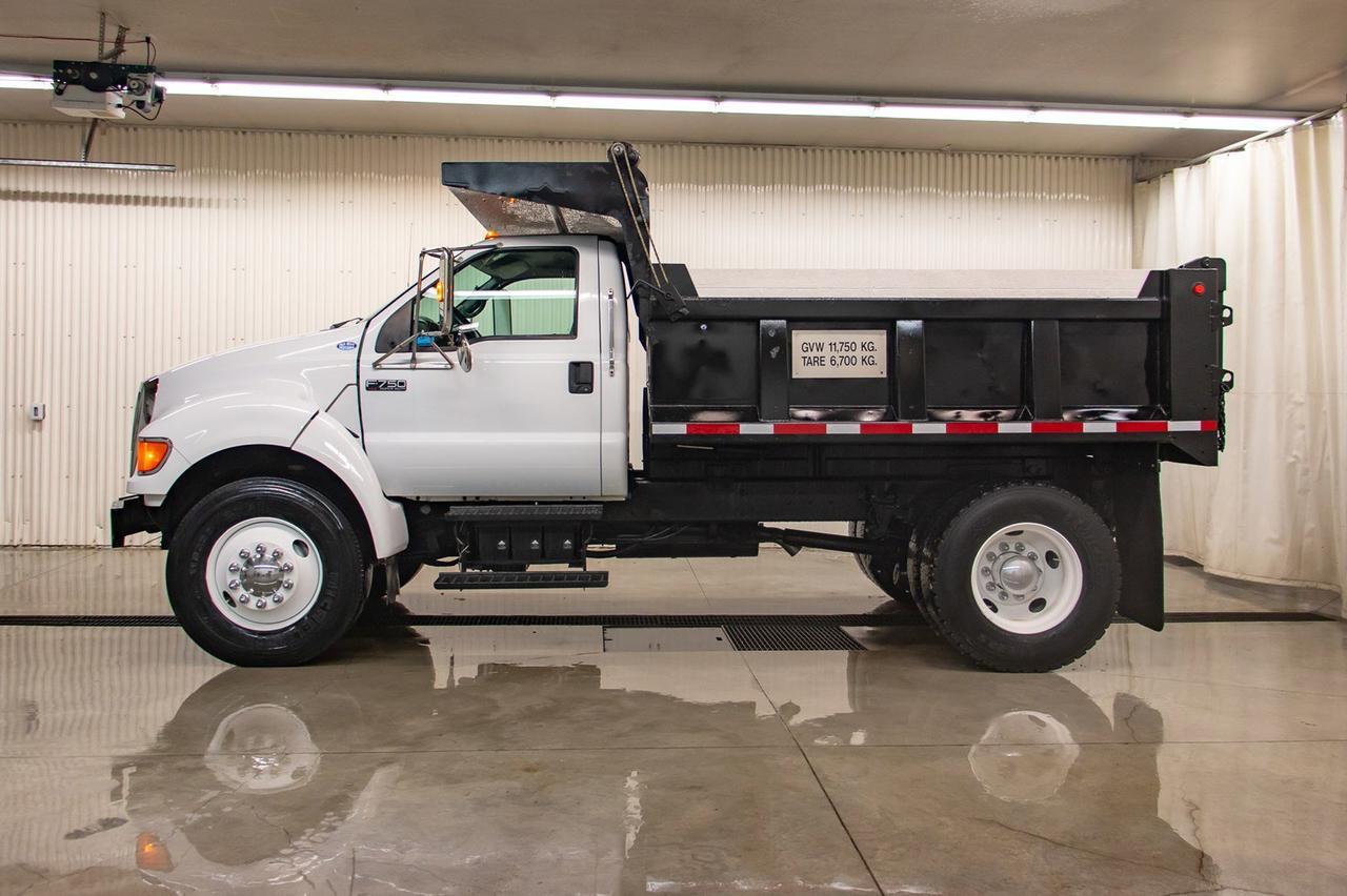 2006 Ford F-750 XLT Regular Cab Dump Truck Red Deer AB