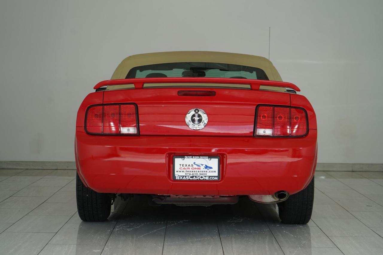 2006 Ford Mustang Convertible DELUXE AUTOMATIC CRUISE CONTROL REMOTE KEYELSS ENTRY ALLOY WHEELS Carrollton TX