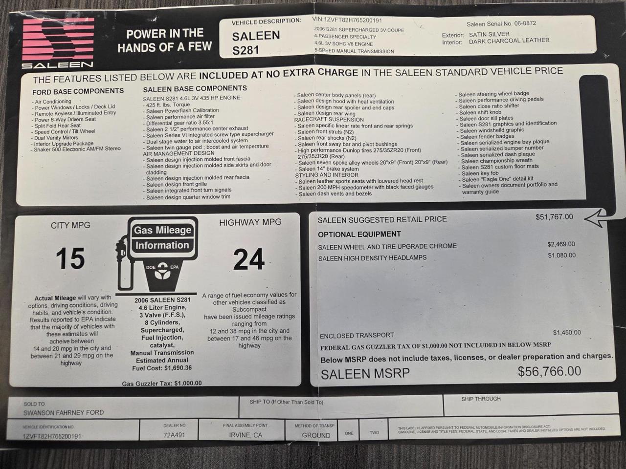 2006 Ford Mustang GT Deluxe Parker CO