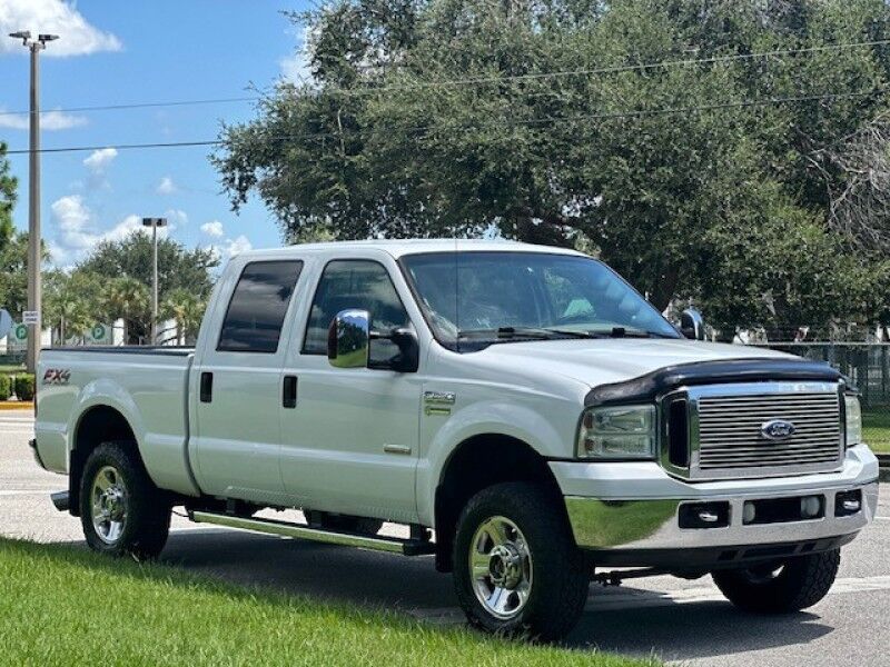 2006 Ford SUPER DUTY F-250 LARIAT FX4 TURBO DIESEL BULLETPROOF 6.0 RUNS GREAT BANKS CREW CAB Sarasota FL