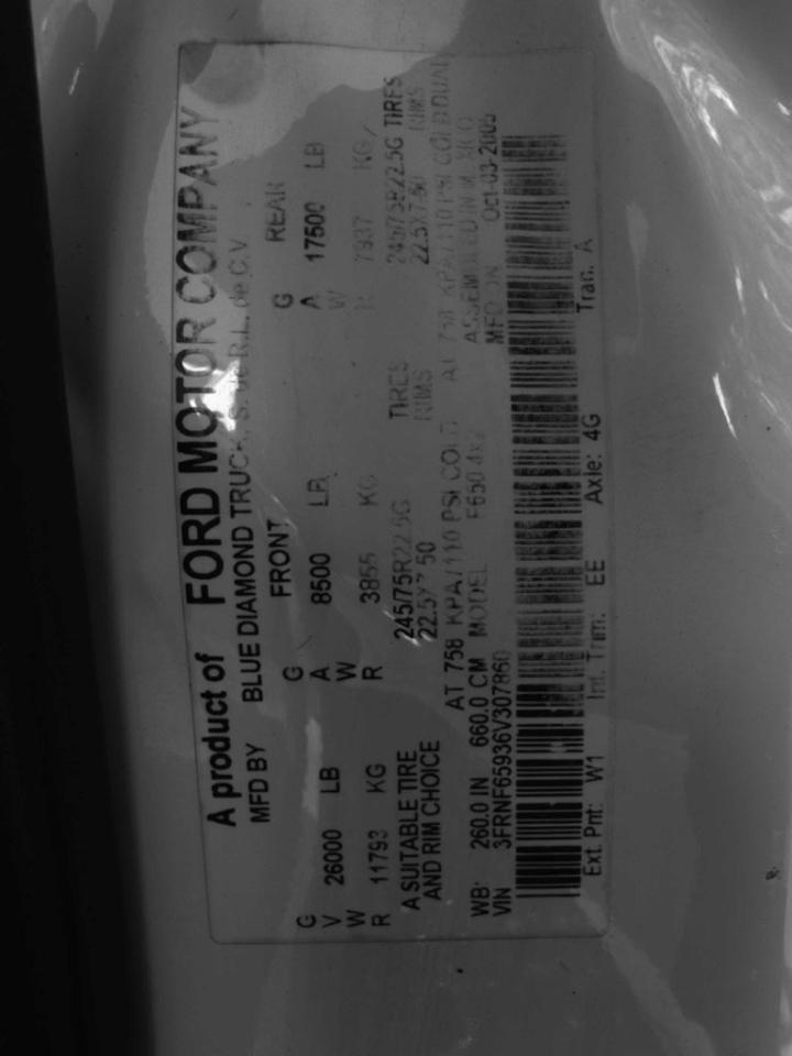 2006 Ford Super Duty F-650 Straight Frame Reg Cab XLT Jacksonville FL