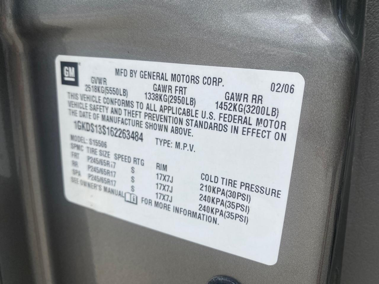 2006 GMC Envoy SLE LOW MILES 58,460 1 OWNER Pompano Beach FL