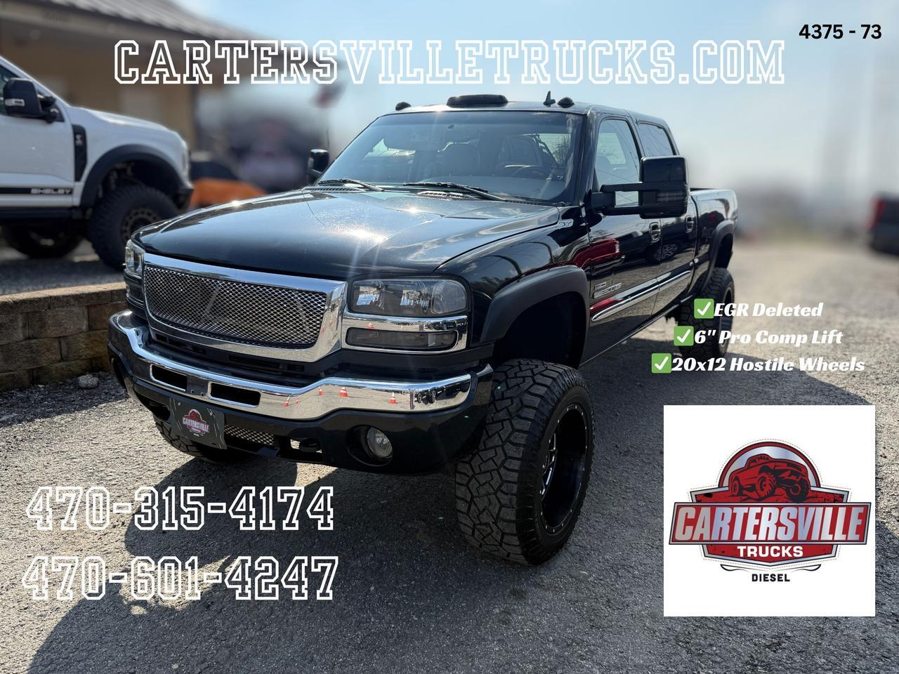 2006 GMC Sierra 2500 SLT 4X4 - LIFTED - LBZ - DELETED