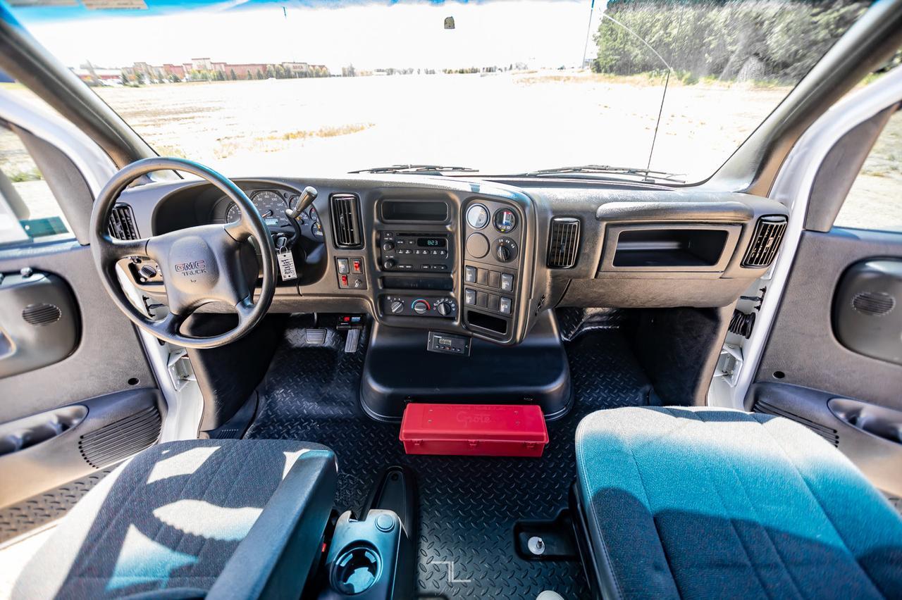 2006 GMC TC5500 4x4 Reg Cab Dually Deck Sleeper Diesel Red Deer AB