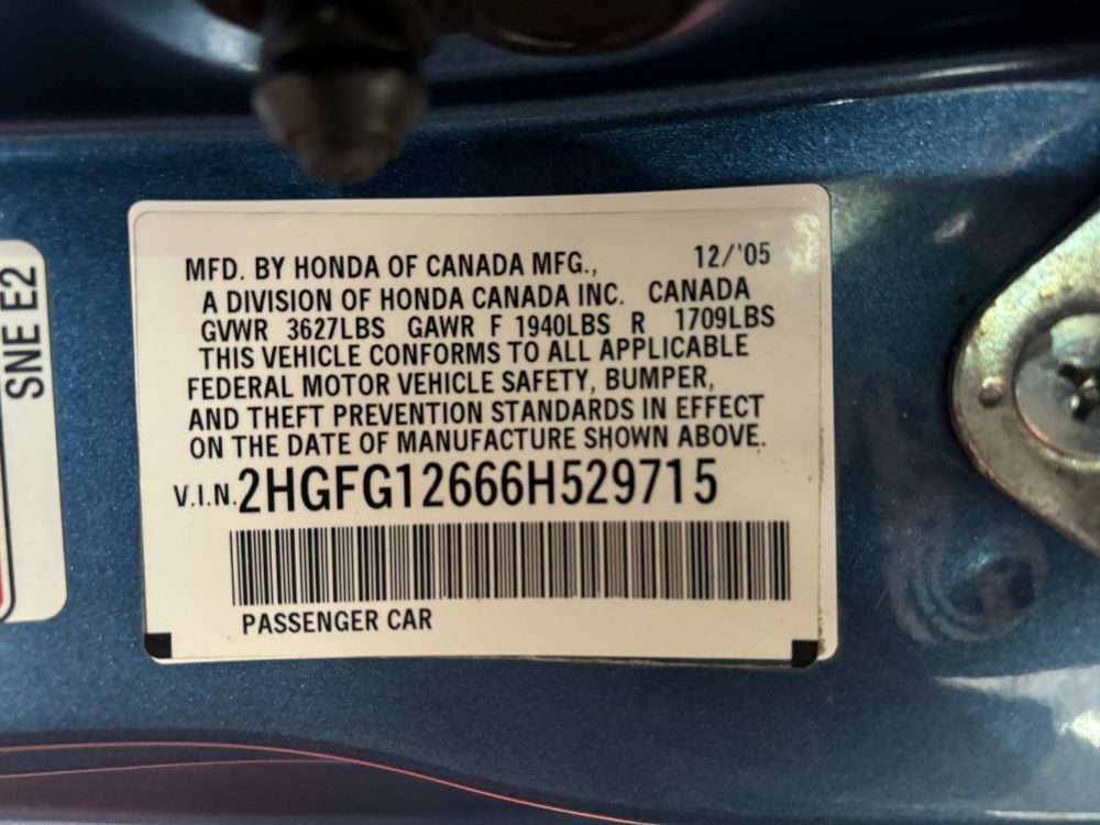 2006 Honda Civic LX Franklin OH