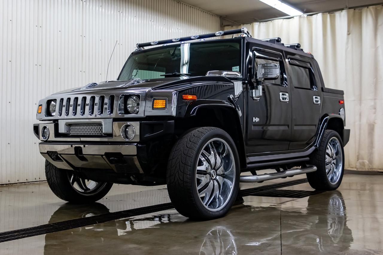 2006 Hummer H2 SUT 4x4 Luxury Edition Leather Roof BCam Red Deer AB