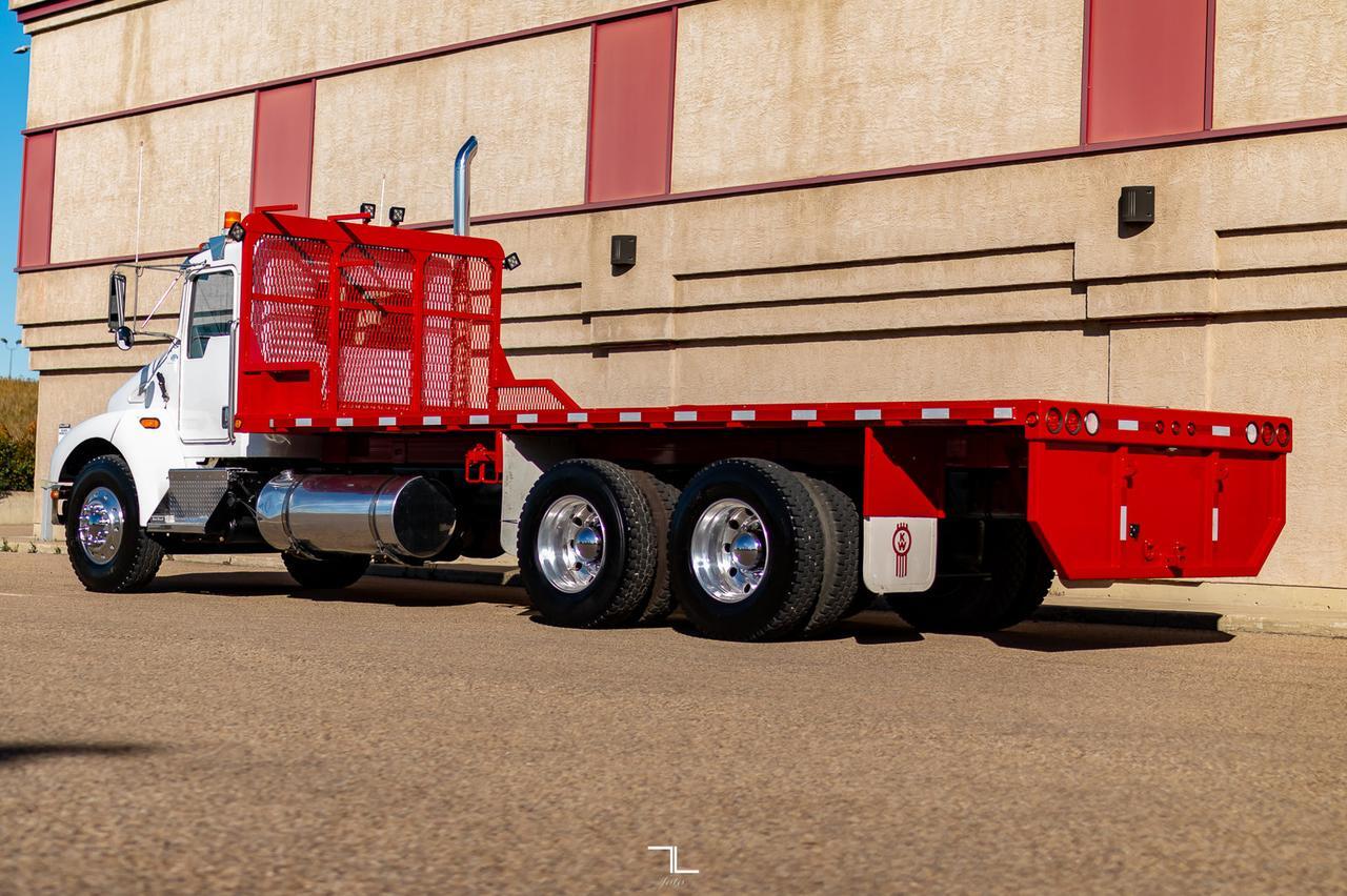 2006 Kenworth T-300 Regular Cab Flat Deck CAT Diesel Red Deer AB