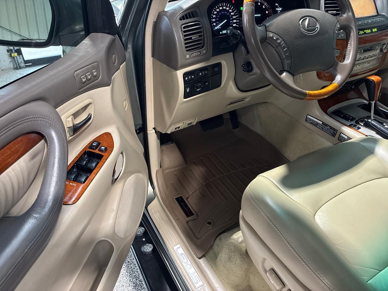 2006 Lexus LX470 Iron Man Lift, Iron Man Bumper with 9500lb Winch, Sliders, 18in Fondmetal Wheels, Timing Belt Just Completed Houston TX