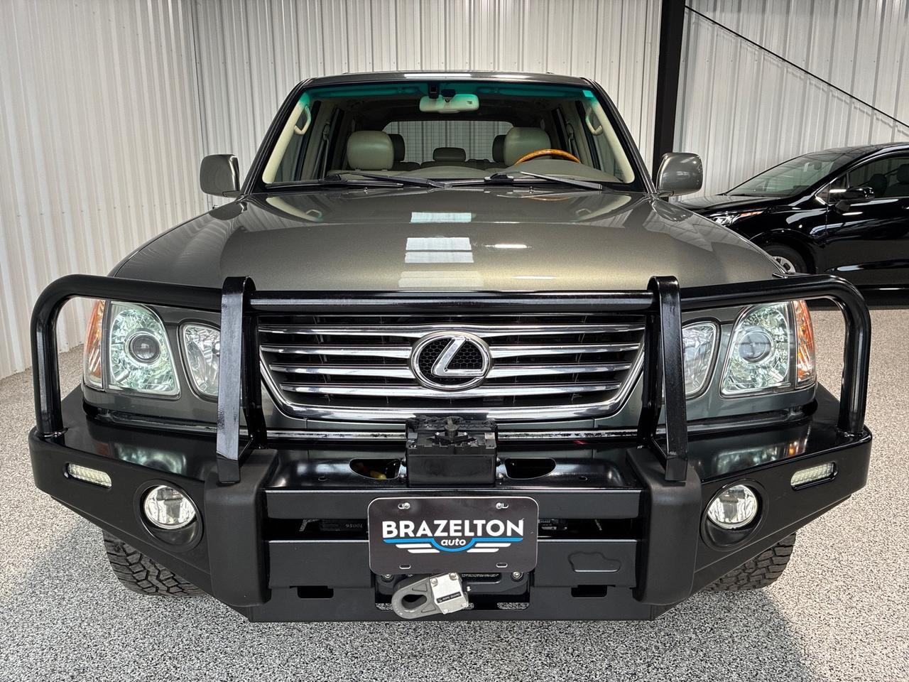 2006 Lexus LX470 Iron Man Lift, Iron Man Bumper with 9500lb Winch, Sliders, 18in Fondmetal Wheels, Timing Belt Just Completed Houston TX