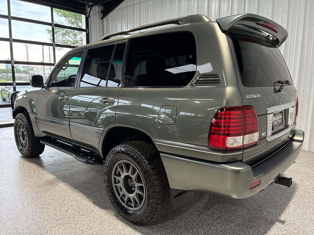 2006 Lexus LX470 Iron Man Lift, Iron Man Bumper with 9500lb Winch, Sliders, 18in Fondmetal Wheels, Timing Belt Just Completed Houston TX
