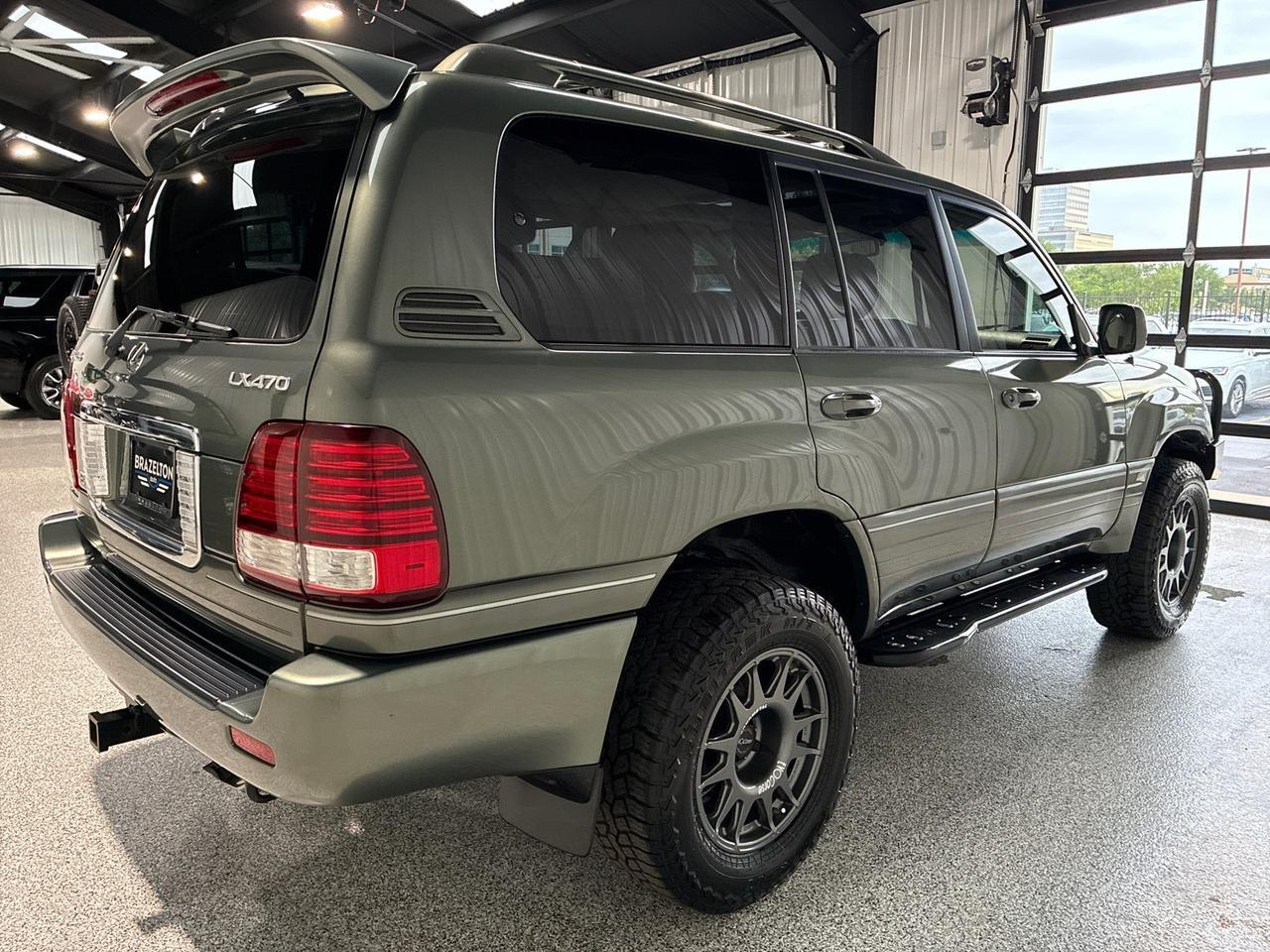 2006 Lexus LX470 Iron Man Lift, Iron Man Bumper with 9500lb Winch, Sliders, 18in Fondmetal Wheels, Timing Belt Just Completed Houston TX