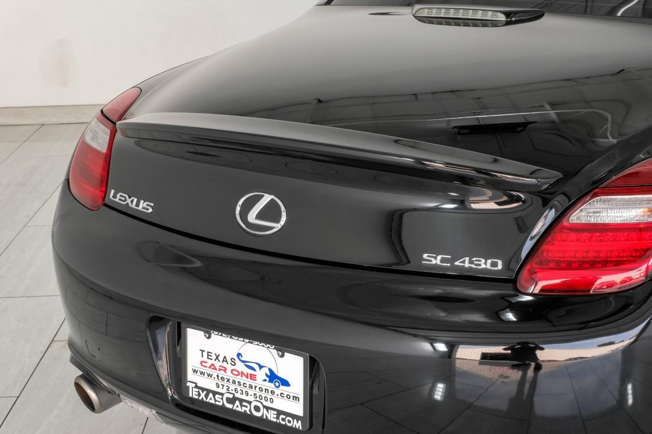 2006 Lexus SC 430 NAVIGATION LEATHER HEATED SEATS DUAL POWER SEATS CRUISE CONTROL ALLOY WHEELS Carrollton TX