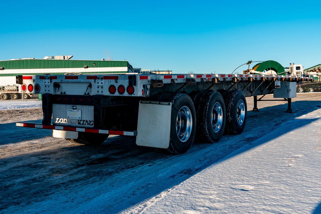 2006 Lode King Tridem 53 FT. Flatdeck Trailer Red Deer AB